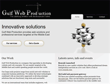 Tablet Screenshot of gulfwebproduction.com